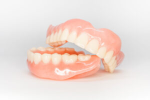 model of temporary dentures